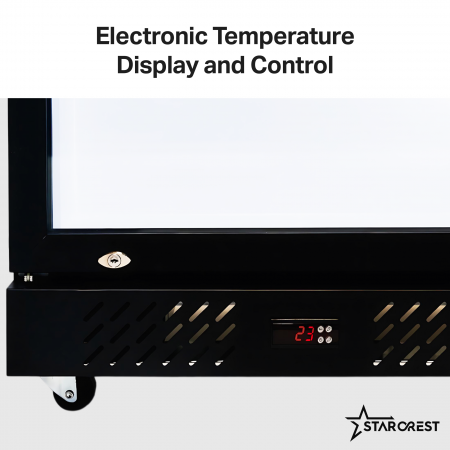 Vitrina frigorifica profesionala STARCREST SPS-460WH,  460 L, 0-10℃, Display Temperatura, Panou comanda Digital, Iluminare LED, H 192 cm [3]