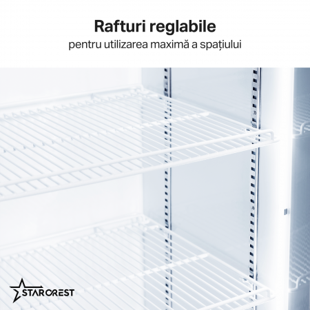 Vitrina frigorifica profesionala STARCREST SPS-460WH,  460 L, 0-10℃, Display Temperatura, Panou comanda Digital, Iluminare LED, H 192 cm [4]