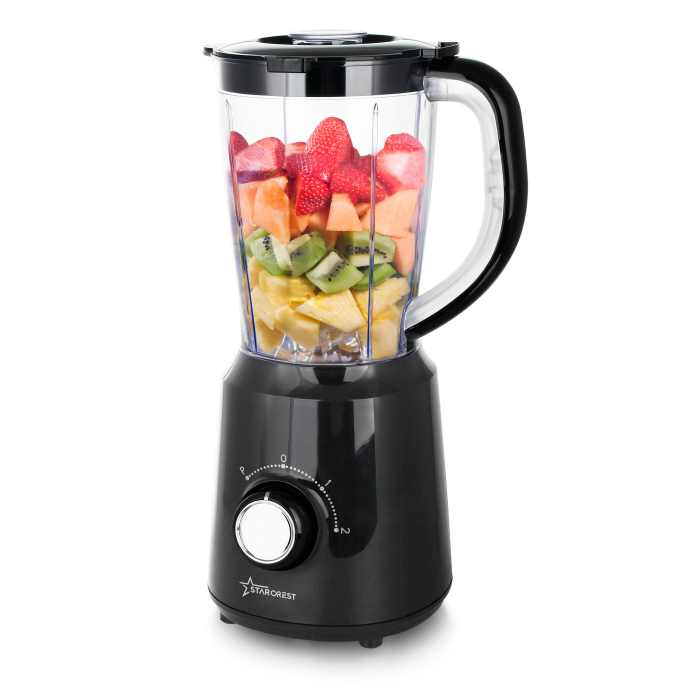 RESIGILAT - Blender STARCREST STB-15500B, 500 W, 1.5 l, 2 viteze + functie Pulse, Negru