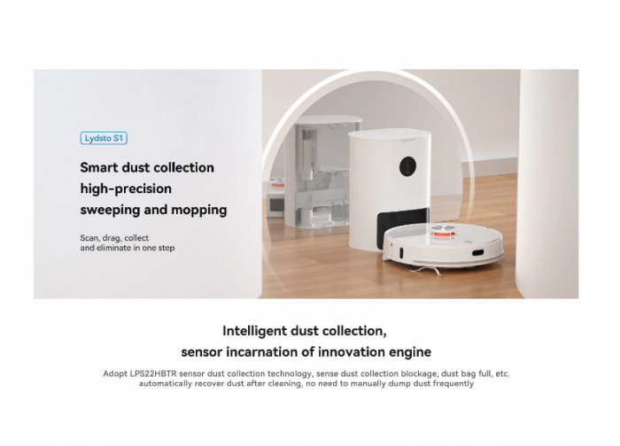 Aspirator Robot De Curatare Lydsto S1 UV Ozone Alb [2]