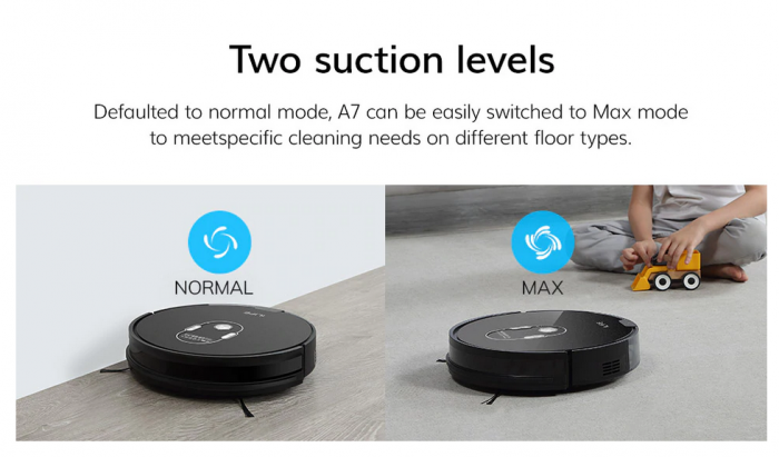 Aspirator Robot ILIFE A7 cu control de la distanta prin aplicatie si telecomanda [3]