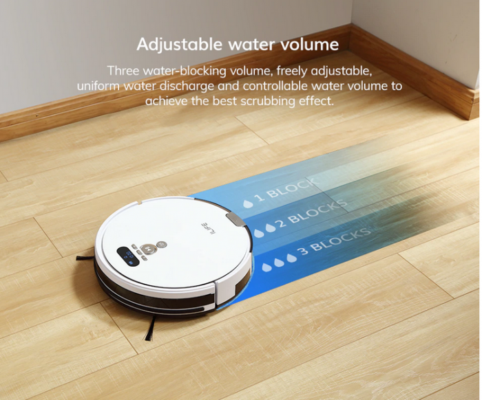Aspirator robot ILIFE V8 Plus cu planificarea rutei de curatare rezervor de apa programabil si functie de dezinfectare [2]