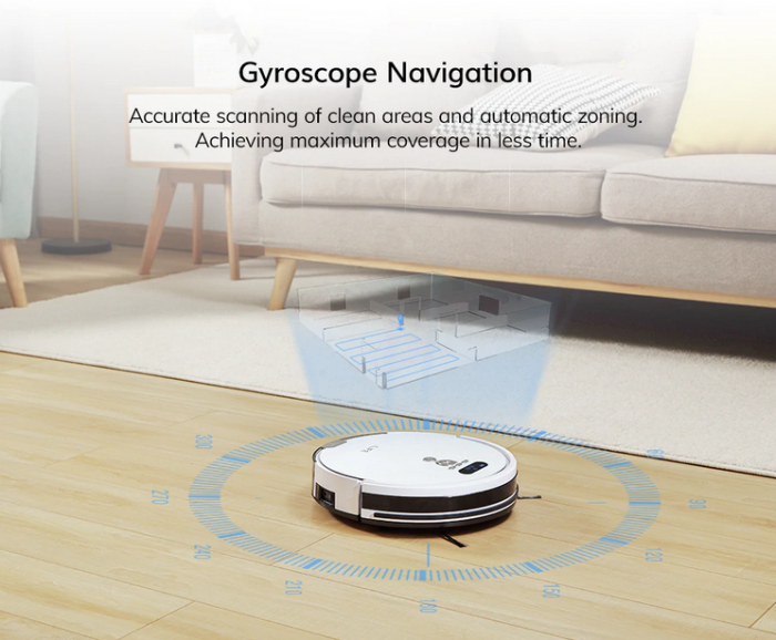 Aspirator robot ILIFE V8 Plus cu planificarea rutei de curatare rezervor de apa programabil si functie de dezinfectare [6]