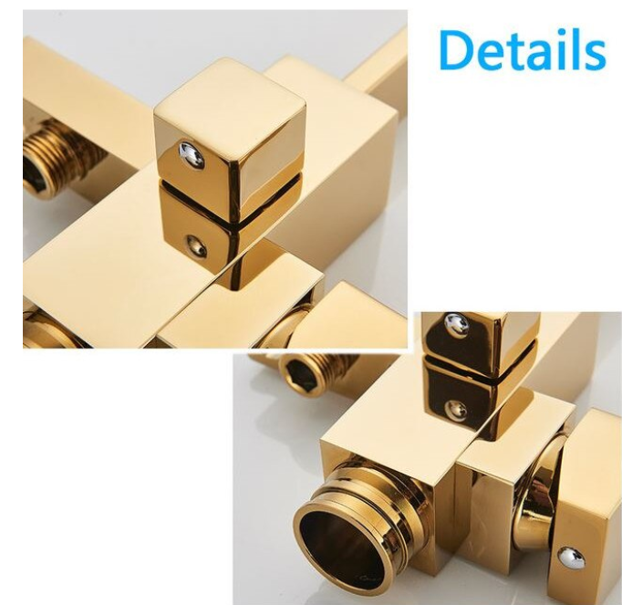 Baterie pentru cada free standing, Gold, Tip C, AquaSpa [3]