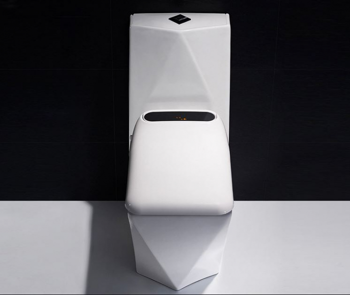 Capac WC Inteligent cu display ,Patrat, Telecomanda, Functie Bideu,Masaj, Incalzire Colac, Female Wash [4]