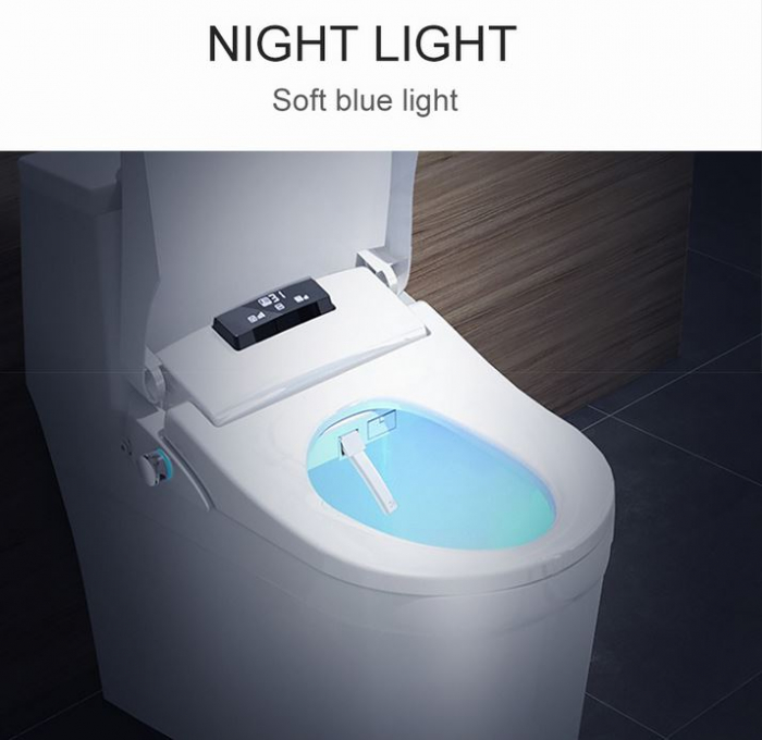 Capac WC Inteligent cu telecomanda, functie bideu, masaj, incalzire colac, afisaj LCD, female wash, 51.5 cm lungime [3]