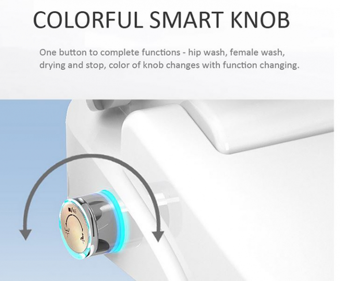 Capac WC Inteligent cu telecomanda,model patrat, functie bideu, senzor miscare, masaj, incalzire colac, auto deschidere si inchidere, afisaj LCD, female wash, 51 cm lungime [13]
