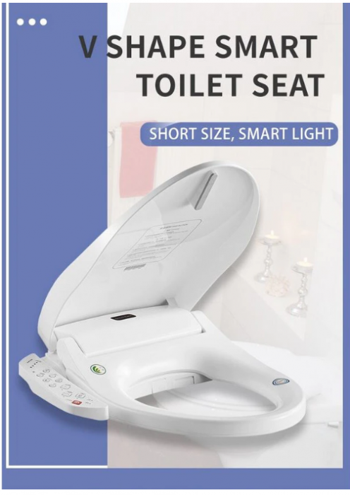 Capac WC Inteligent EcoFresh , Functie Bideu, Incalzire Colac, Female Wash, auto inchidere, Control Lateral, 476 mm Lungime [3]