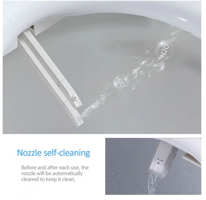 Capac WC Inteligent, EcoFresh , Functie Bideu, Masaj, Incalzire Colac,Female Wash, auto inchidere, Control Lateral [3]
