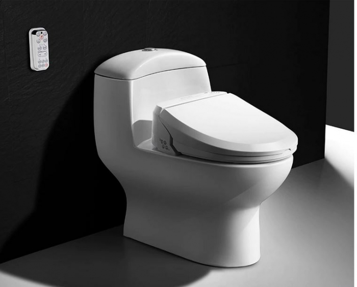 Capac WC Inteligent, EcoFresh , Functie Bideu, Masaj, Incalzire Colac, Telecomanda, Female Wash, auto inchidere, 510 mm Lungime [3]