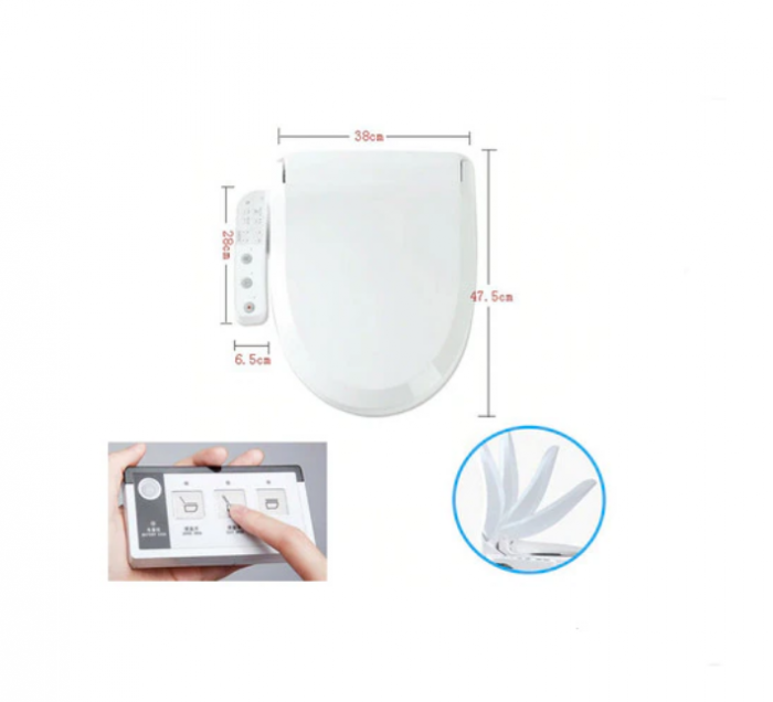 Capac WC Inteligent EcoFresh Telecomanda, Functie Bideu, Masaj, Incalzire Colac, lumina, Female Wash, Auto ridicare si Auto Flip [2]