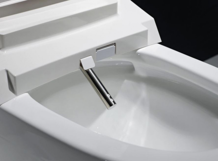 Capac WC Inteligent Telecomanda, Functie Bideu, Senzor Miscare, Masaj, Incalzire Colac, Female Wash, Display Led [9]