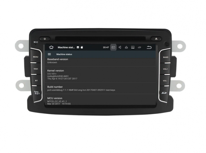 Navigatie 7 Inch Android 7.1.1. Dacia / Sandero / Duster / Renault / Captur / Lada / Xray 2 Logan, Funcite Sim 4G, Waze, Microfon Extern Cadou [4]