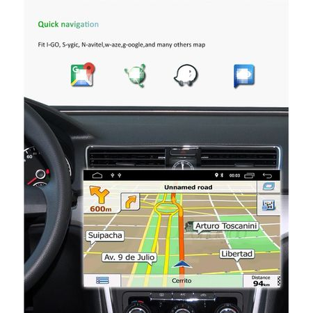 Navigatie Android 10 Toyota Auris 2006-2011,Octa Core, Wi Fi, Waze, Mirror Link, Aplicatii,7 inch, Bluetooth [5]