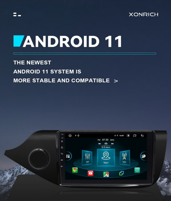 Navigatie Android 11 pentru KIA CEED 2012-2018, octa-core, carplay auto integrat, 4g+64G [2]