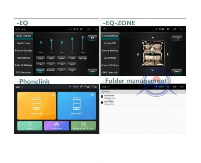 Navigatie Android 8.1, Octa-Core,Wi-Fi,Bluetooth, Waze, Hyundai Tucson, 2006-2013 ,9 Inch, Rama Adaptoare [6]