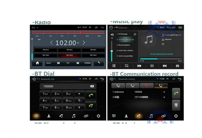 Navigatie Android 8.1, Octa-Core,Wi-Fi,Bluetooth, Waze, Hyundai Tucson, 2006-2013 ,9 Inch, Rama Adaptoare [6]
