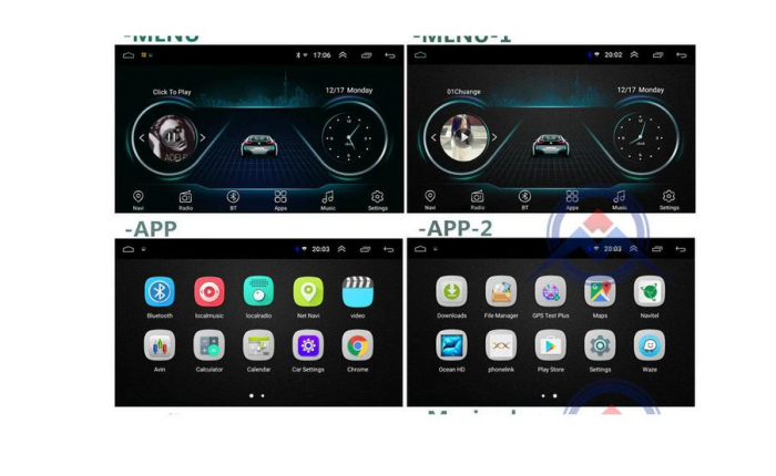 Navigatie Android 8.1, Octa-Core,Wi-Fi,Bluetooth, Waze, Hyundai Tucson, 2006-2013 ,9 Inch, Rama Adaptoare [7]