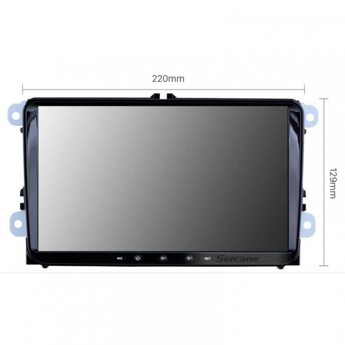 Navigatie Android 8.1, Quad-Core, Ecran 9 Inch, 2G+32GB, VW Golf 4,5,6, Passat B5 B6 B7 CC, Tiguan, Jetta, EOS, Polo Sharan, Seat,Skoda [5]