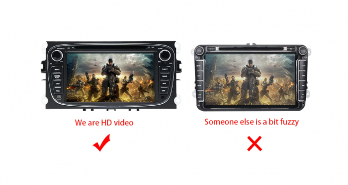 Navigatie Android 8.1 Quad Core Ford Focus,Mondeo,Galaxy,WiFI,7 inch, Camera Marsarier Cadou [5]