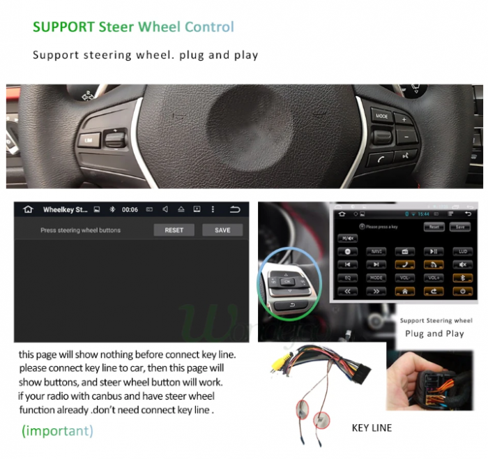 Navigatie Android 9.0 Toyota Auris 2006-2011,Quad Core, Wi Fi, Waze, Mirror Link, Aplicatii, Camera Marsarier Cadou,7 inch, Bluetooth [6]