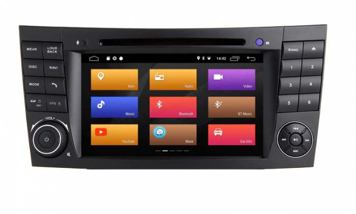 Navigatie Android Mercedes Benz W211 E Class CLS W219 Ecran IPS NAVD-MT090 [3]