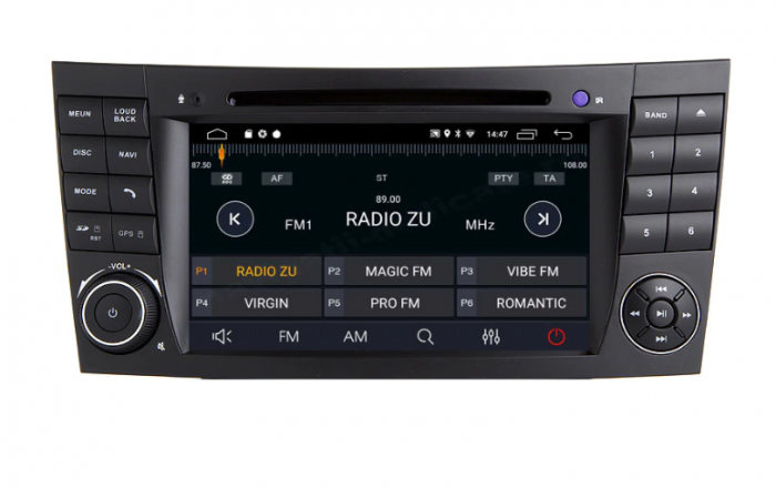 Navigatie Android Mercedes Benz W211 E Class CLS W219 Ecran IPS NAVD-MT090 [6]