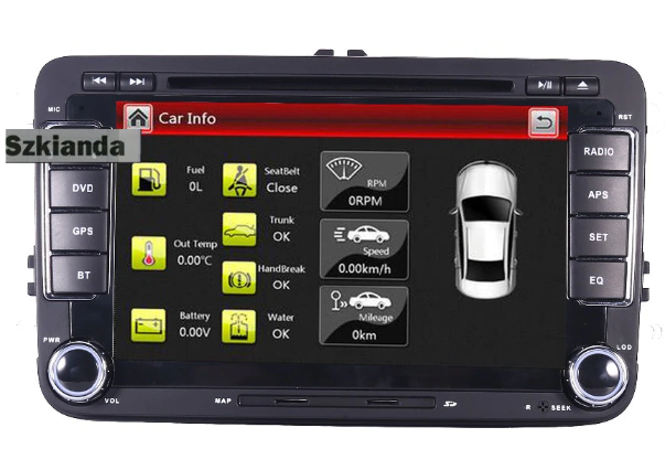 Navigatie DVD, CD Player, VW GOLF 5 6, Passat B6 B7 CC, Tiguan, Jetta, EOS, Polo Sharan, Canbus, Telecomanda,Microfon Extern Cadou [5]