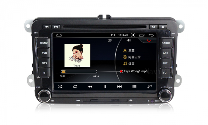 Navigatie DVD,GPS,gratuit 8G GPS carte harta+Microfon extern pentru modelele Volkswagen,VW,Skoda Octavia,Golf 5 6,Touran,Passat B6,Jetta,Polo,Tiguan,audio player [2]