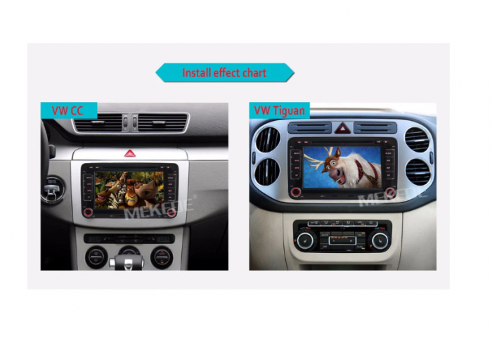 Navigatie DVD,GPS,gratuit 8G GPS carte harta+Micruofon extern pentru modelele Volkswagen,VW,Skoda Octavia,Golf 5 6,Touran,Passat B6,Jetta,Polo,Tiguan,Camera Marsarier Cadou [4]