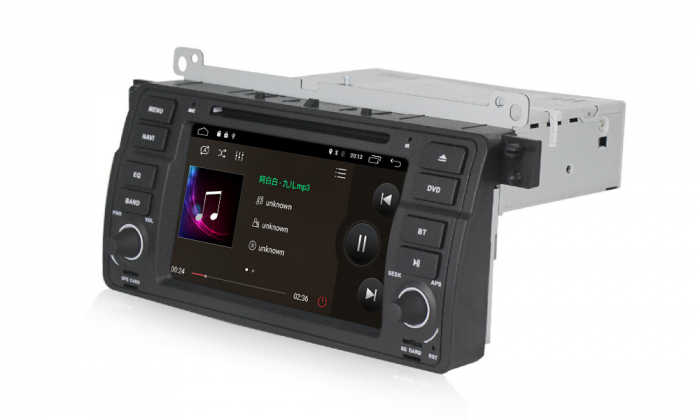 Navigatie GPS, Android 7.1, BMW E46, M3, Seria 3, Functie SIM 4G, Canbus [4]