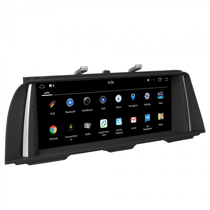 Navigatie Gps Android BMW Seria 5 F10 F11 ( 2010 - 2016 ) , 2GB RAM +32 GB ROM , Internet , 4G , Aplicatii , Waze , Wi Fi , Usb , Bluetooth , Mirrorlink , IPS [4]