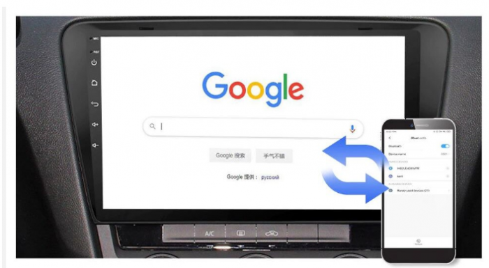 Navigatie Gps Android Skoda Octavia 3 ( 2013-2018 ) ,Touchscreen 10, Android 9.0 , Waze, Wi Fi, Bluetooth [3]