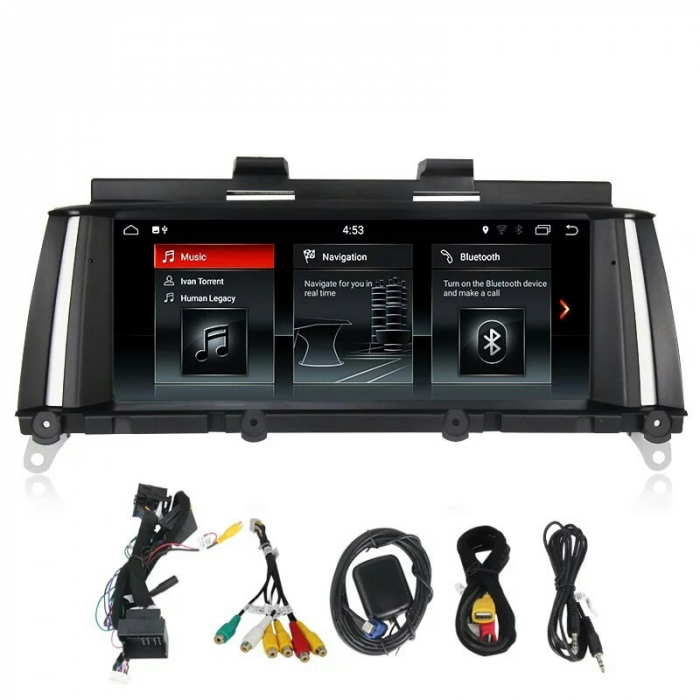 Navigatie Gps BMW X3 F25 , X4 F26 ( 2010 - 2016 ) ,Android 7.1 2GB RAM + 32 GB ROM ,Waze , Aplicatii , Wi-Fi , 4G , Bluetooth, Quad-Core 1.6 GHz , 8.8, IPS [4]