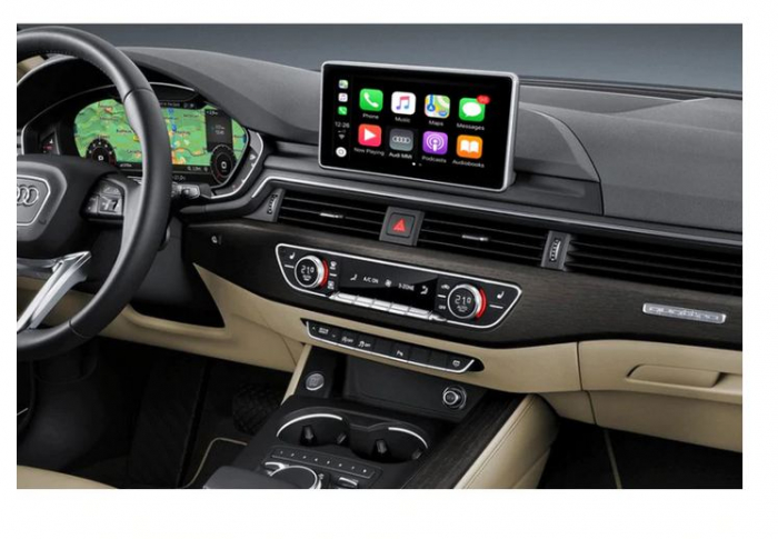Sistem CarPlay wireless pentru Audi A3, A4, A5, A6, A7, A8, Q3, Q5, Q7, cu Functie Android Mirror Link, AirPlay si AutoPlay [2]