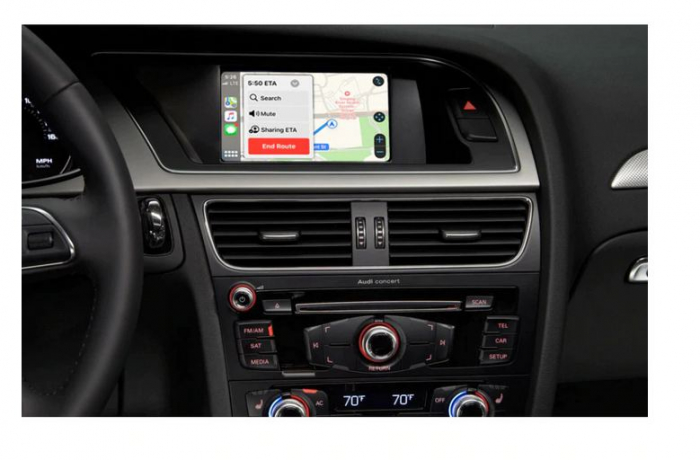 Sistem CarPlay wireless pentru Audi, A4, A5, A6, A7, Q5, Q7, cu Functie Android Mirror Link, AirPlay si AutoPlay [2]