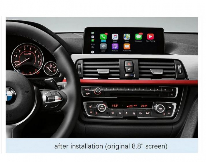 Sistem CarPlay wireless pentru BMW NBT seria 1, 2, 3, 4, 5,7, X1,X3, X4, X5, X6, F56, F15, F16, F25, F26, F48, F01, F10, F11, F22, F20, F30, F32, cu Functie Android Mirror Link, AirPlay si AutoPlay [3]