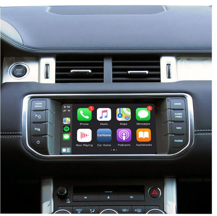 Sistem CarPlay wireless pentru Jaguar XE, XF, Range Rover Evoque, Discovery 4, cu Functie Android Mirror Link [2]