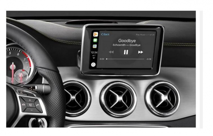 Sistem CarPlay wireless pentru Mercedes Benz A Class,W176, B class, W246, CLA, GLA, C-CLass, W204, E-Class, W212, C207, CLS, W218, ML, GL, GLK, SLK, R72, G class, W463, cu Functie Android Mirror Link, [6]