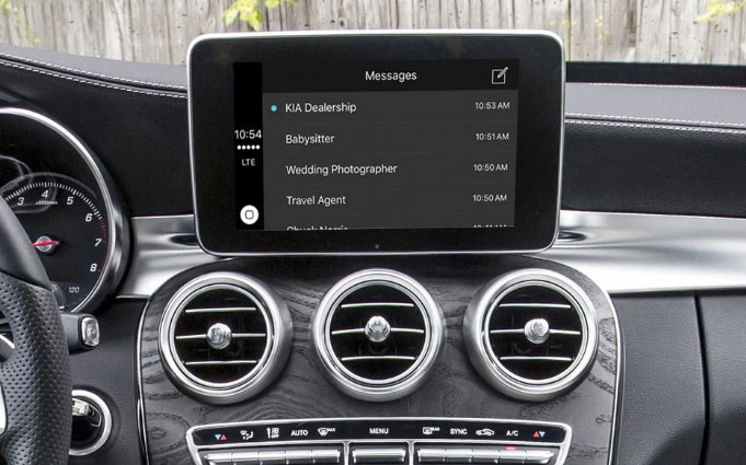 Sistem CarPlay wireless pentru Mercedes Benz C-Class , W205 , GLC, 2015-2018, cu Functie Android Mirror Link, AirPlay si AutoPlay [7]