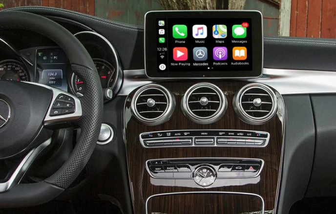 Sistem CarPlay wireless pentru Mercedes Benz C-Class , W205 , GLC, 2015-2018, cu Functie Android Mirror Link, AirPlay si AutoPlay [2]