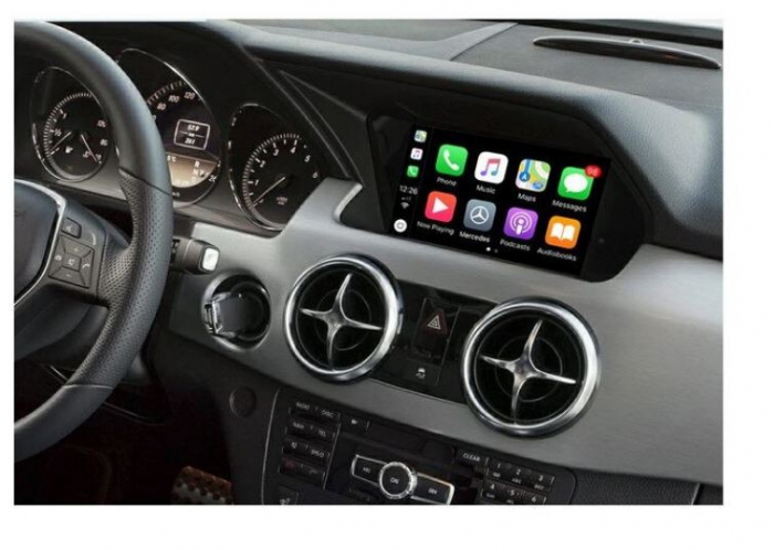 Sistem CarPlay wireless pentru Mercedes Benz GLK 2013-2015, cu Functie Android Mirror Link, AirPlay si AutoPlay [5]