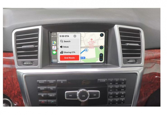 Sistem CarPlay wireless pentru Mercedes Benz ML, GL, W166, X166, 2012-2015, cu Functie Android Mirror Link, AirPlay si AutoPlay [3]