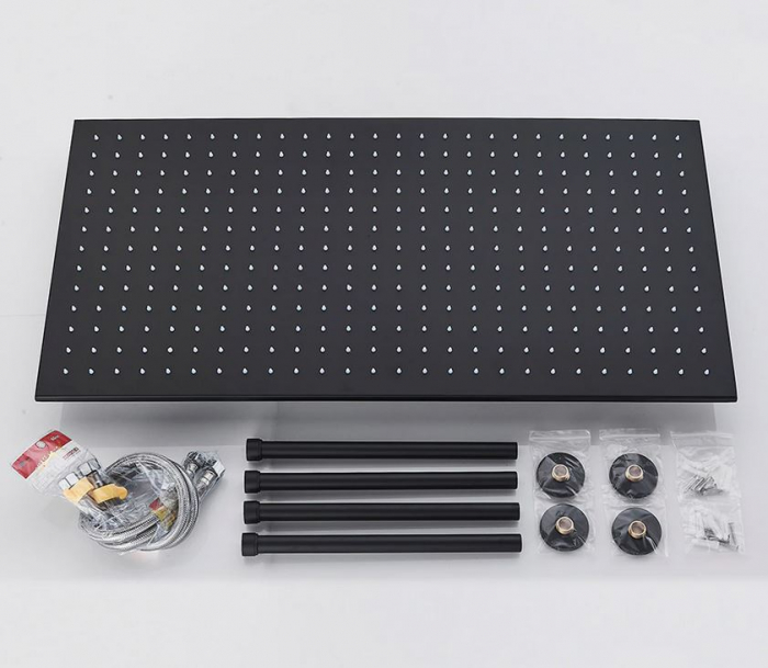 Sistem de dus incastrat cu led, 40x80 cm [2]