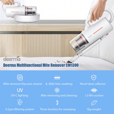 Aspirator portabil Deerma fara fir cu putere de 350 W [1]