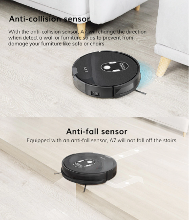 Aspirator Robot ILIFE A7 cu control de la distanta prin aplicatie si telecomanda [4]