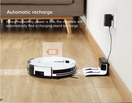 Aspirator robot ILIFE V8 Plus cu planificarea rutei de curatare rezervor de apa programabil si functie de dezinfectare [3]