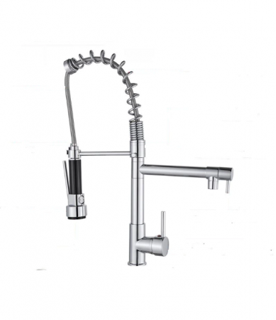 Baterii sanitare - Baterie Chiuveta Cu Arc, AquaSpa, Rotativa, 360, Finisaj Crom