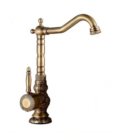 Baterii sanitare - Baterie Chiuveta Retro,AquaSpa, 25 CM Inaltime