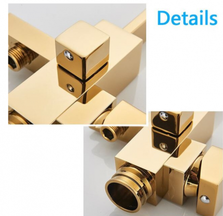 Baterie pentru cada free standing, Gold, Tip C, AquaSpa [2]